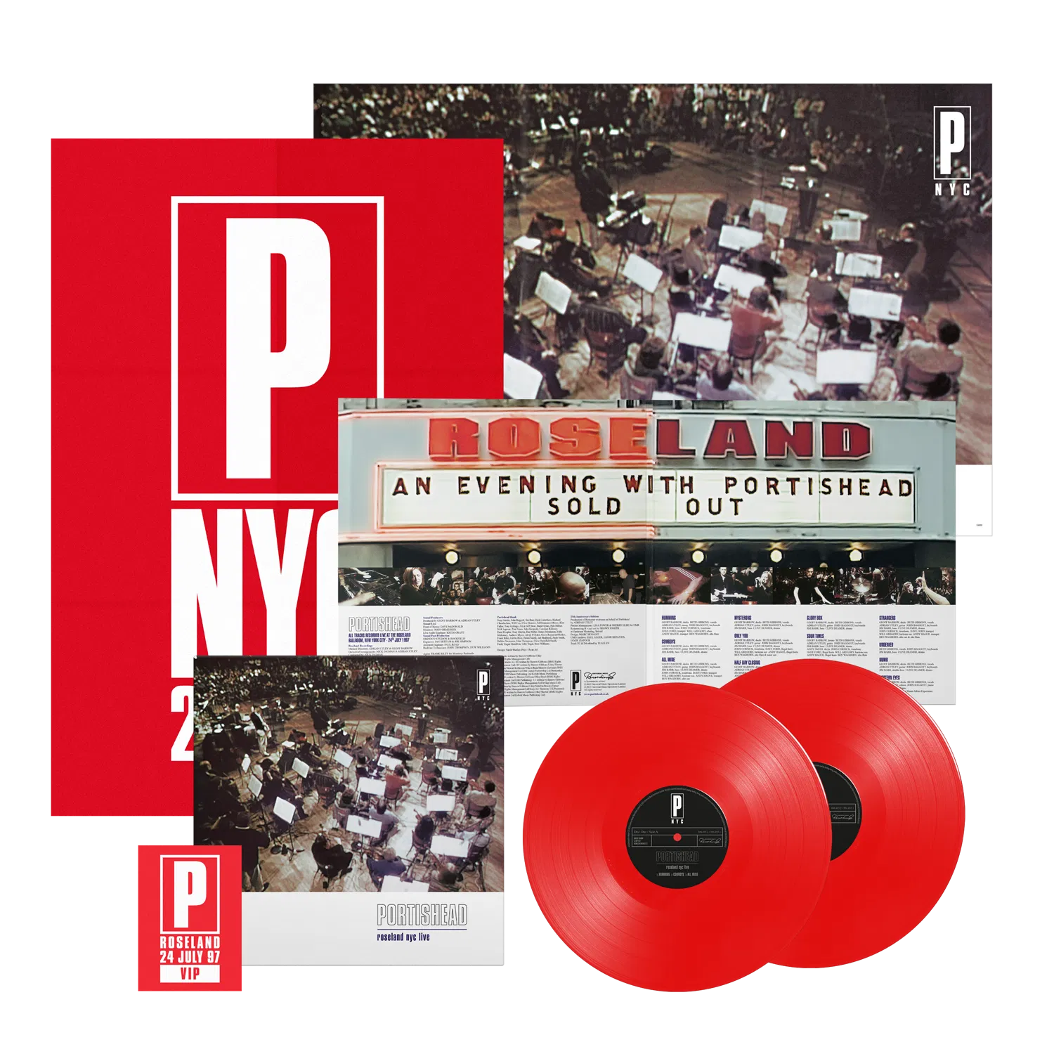 Portishead – Roseland NYC Live (25th Anniversary Edition · Vinilo 2LP + Vinilo rojo)