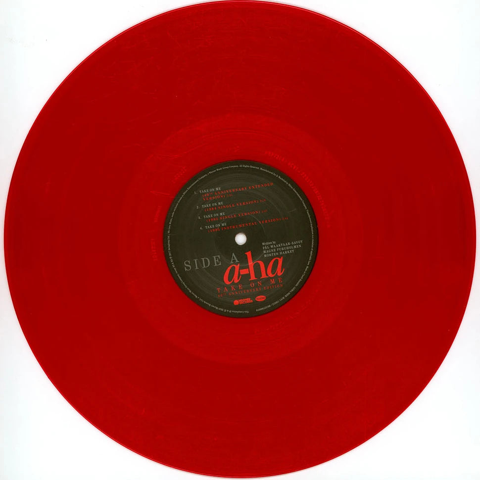 A-ha · Take On Me (40th Anniversary Edition · Ruby Red Vinyl)