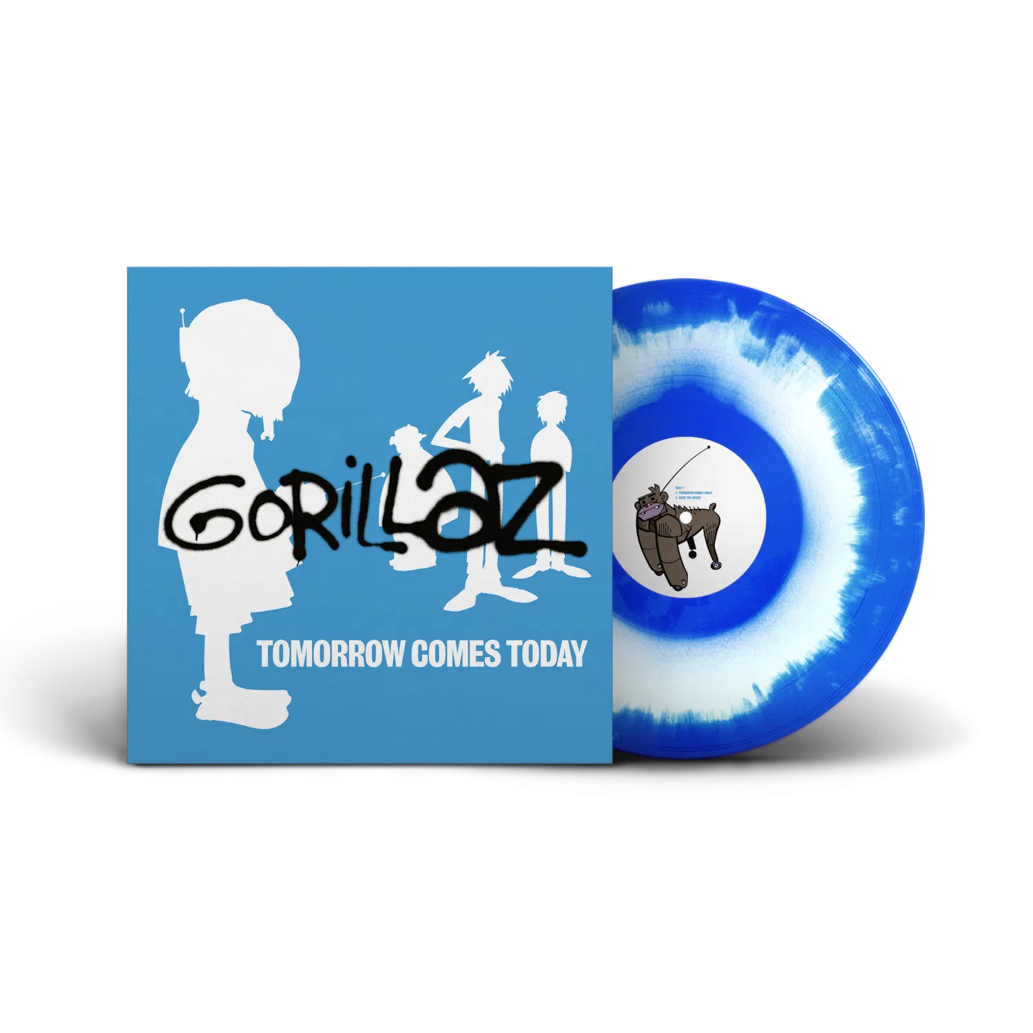 Gorillaz – Tomorrow Comes Today (EP 12″ White & Blue – 25th Anniversary Edition)
