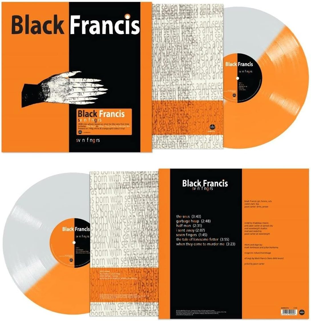 Black Francis · Svn Fngrs (Vinilo blanco / naranja edición limitada)
