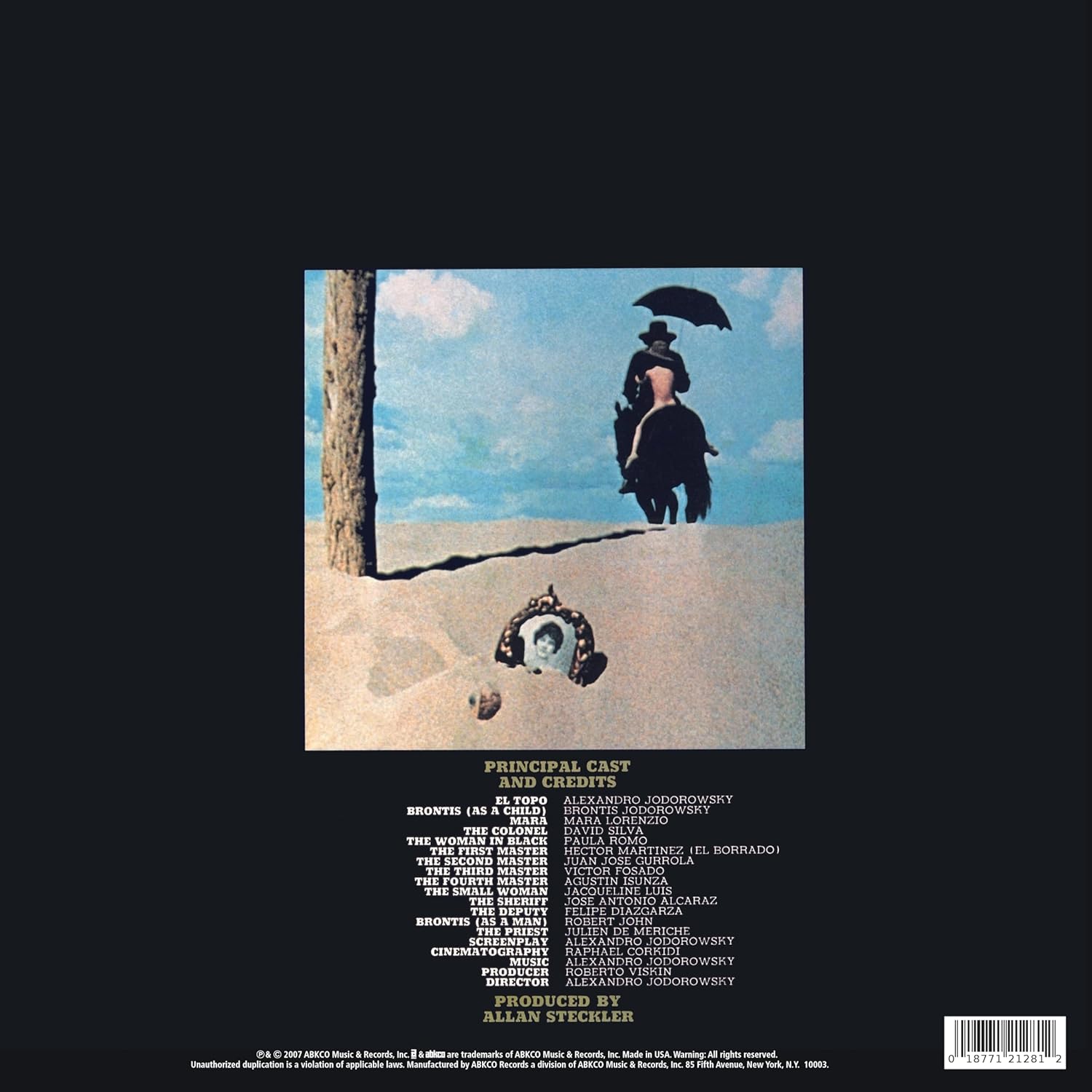 Alejandro Jodorowsky · El Topo (Banda sonora / Original Score, LP)