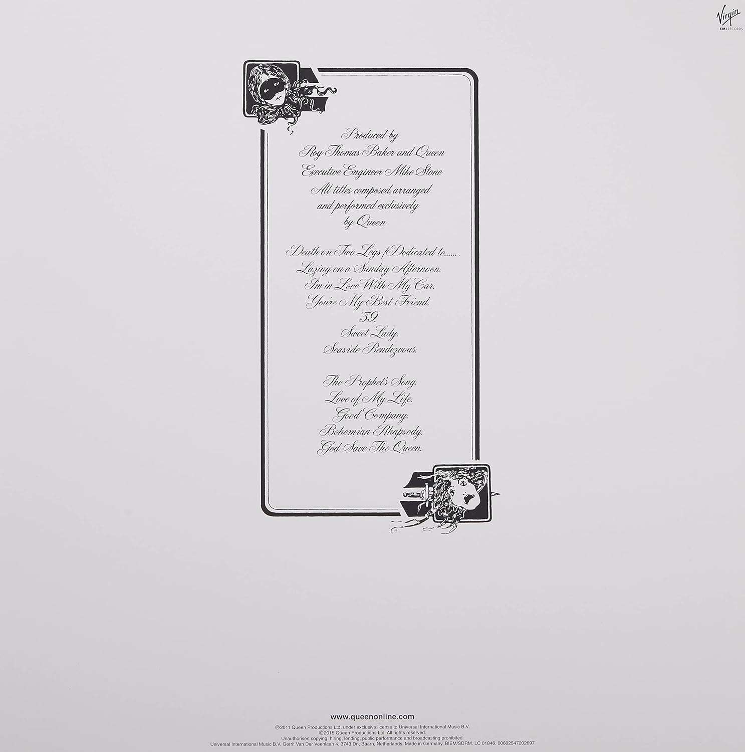 Queen – A Night at the Opera (Half Speed Mastered Edition)