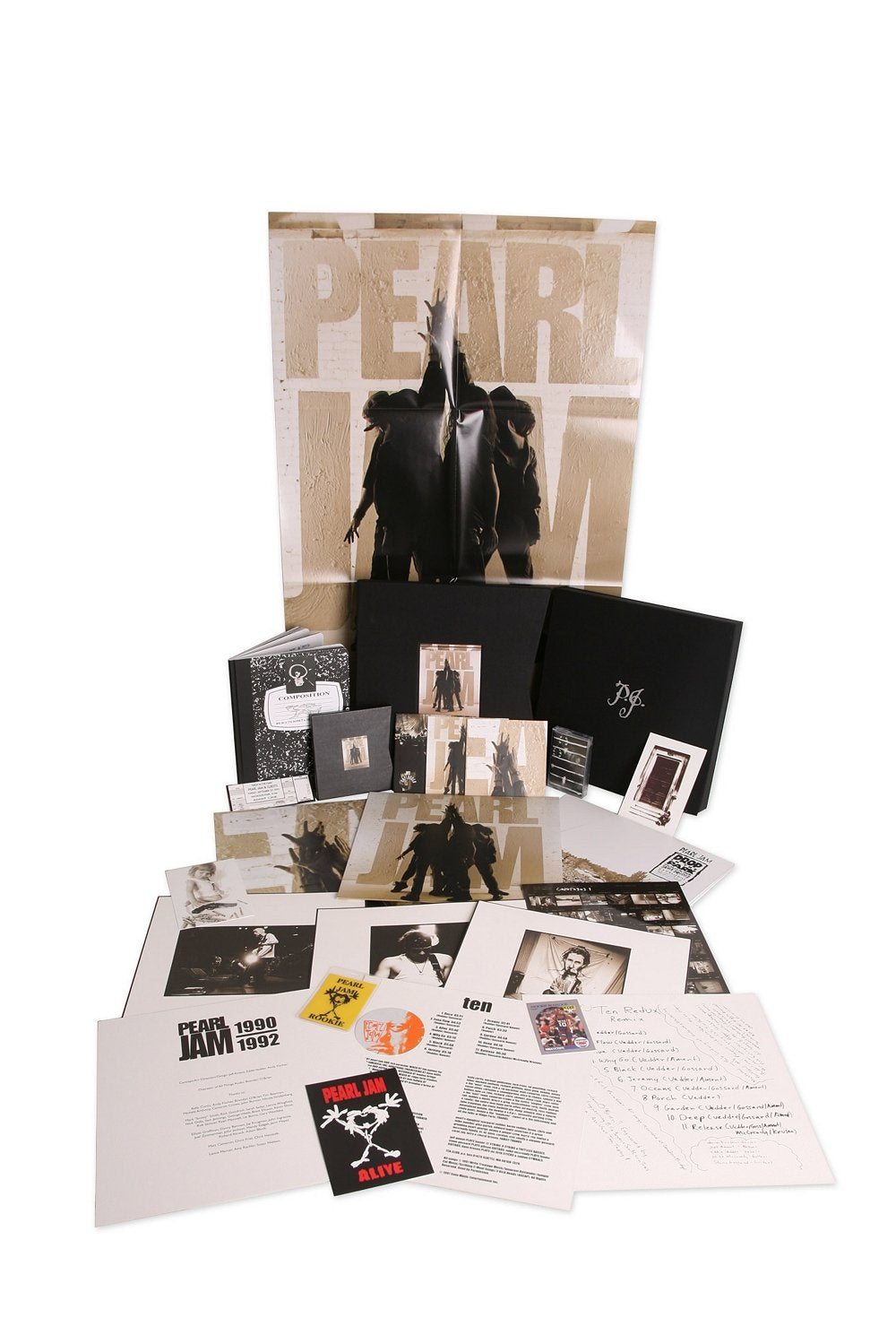 Pearl Jam – Ten (Super Deluxe Box Set 1990‑92 – 4 LP / 2 CD / DVD / Cassette – Edición Limitada)
