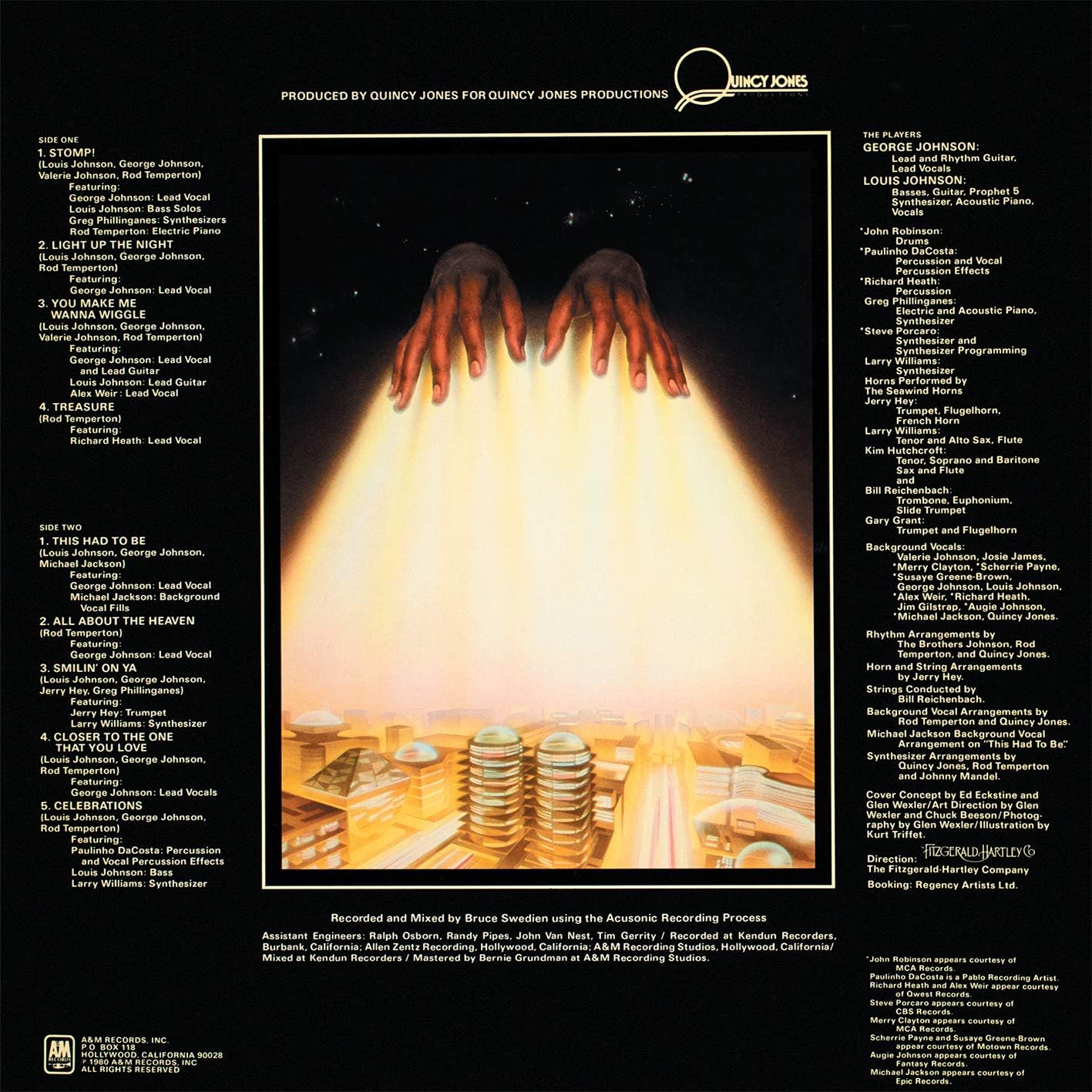 The Brothers Johnson · Light Up the Night (LP · A&M Records, 1980)