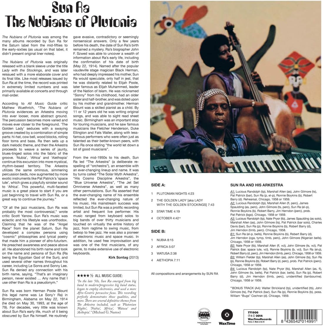 Sun Ra · The Nubians of Plutonia (Waxtime Records · Audiophile Grade )