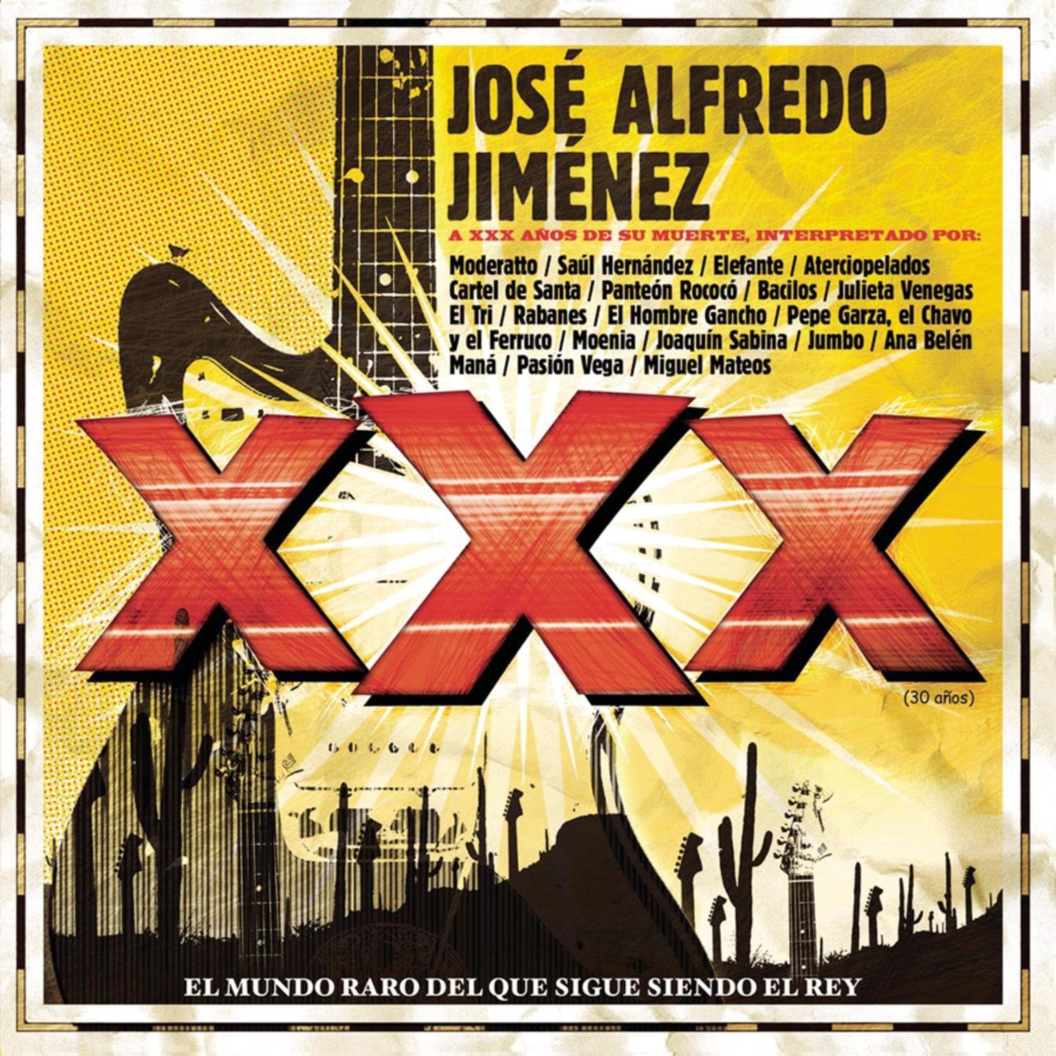 Tributo a José Alfredo Jiménez – XXX (2LP – amarillo & rojo )