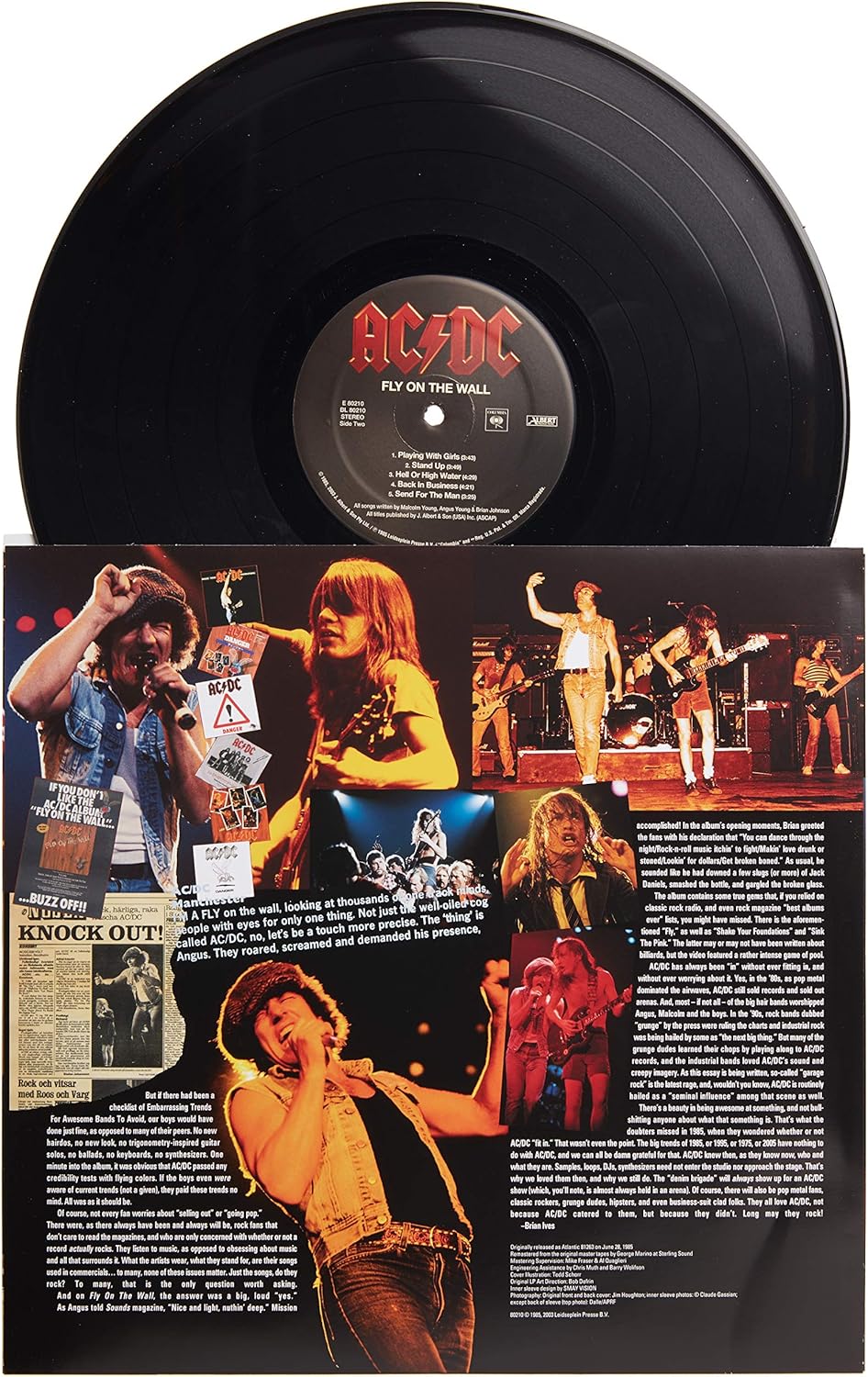 AC/DC – Fly On The Wall (LP - Edición Europea)