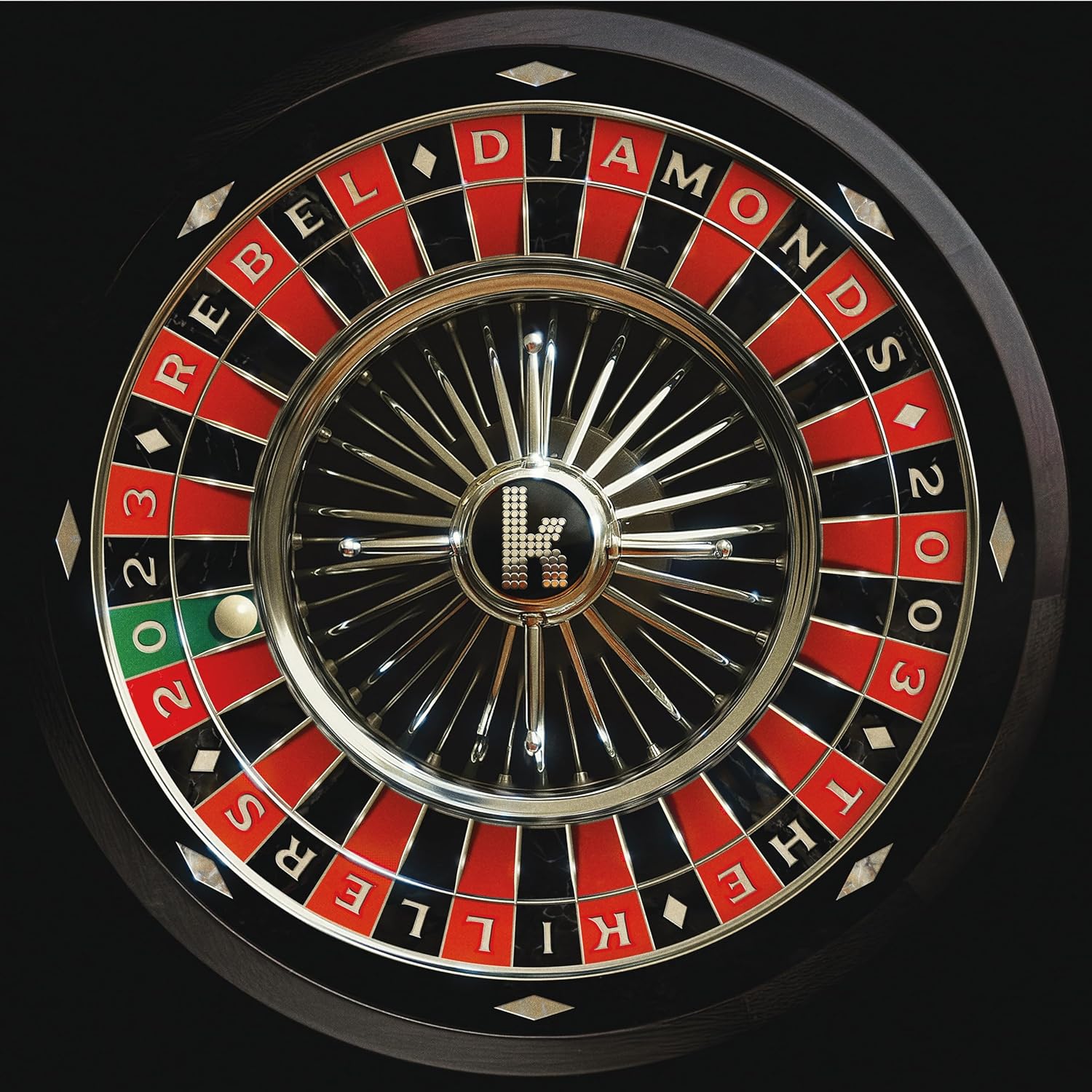 The Killers – Rebel Diamonds (2 LP Vinilo Negro Deluxe – Compilación de Grandes Éxitos)