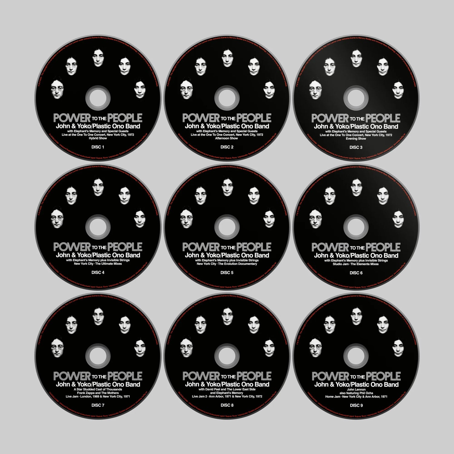 John Lennon & Yoko Ono · Power to the People (Super Deluxe Box Set 9 CD × 3 Blu-ray)