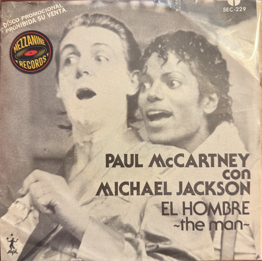 Paul McCartney & Michael Jackson · The Man (EL HOMBRE · MEXICO · 7" PROMO 1984 )