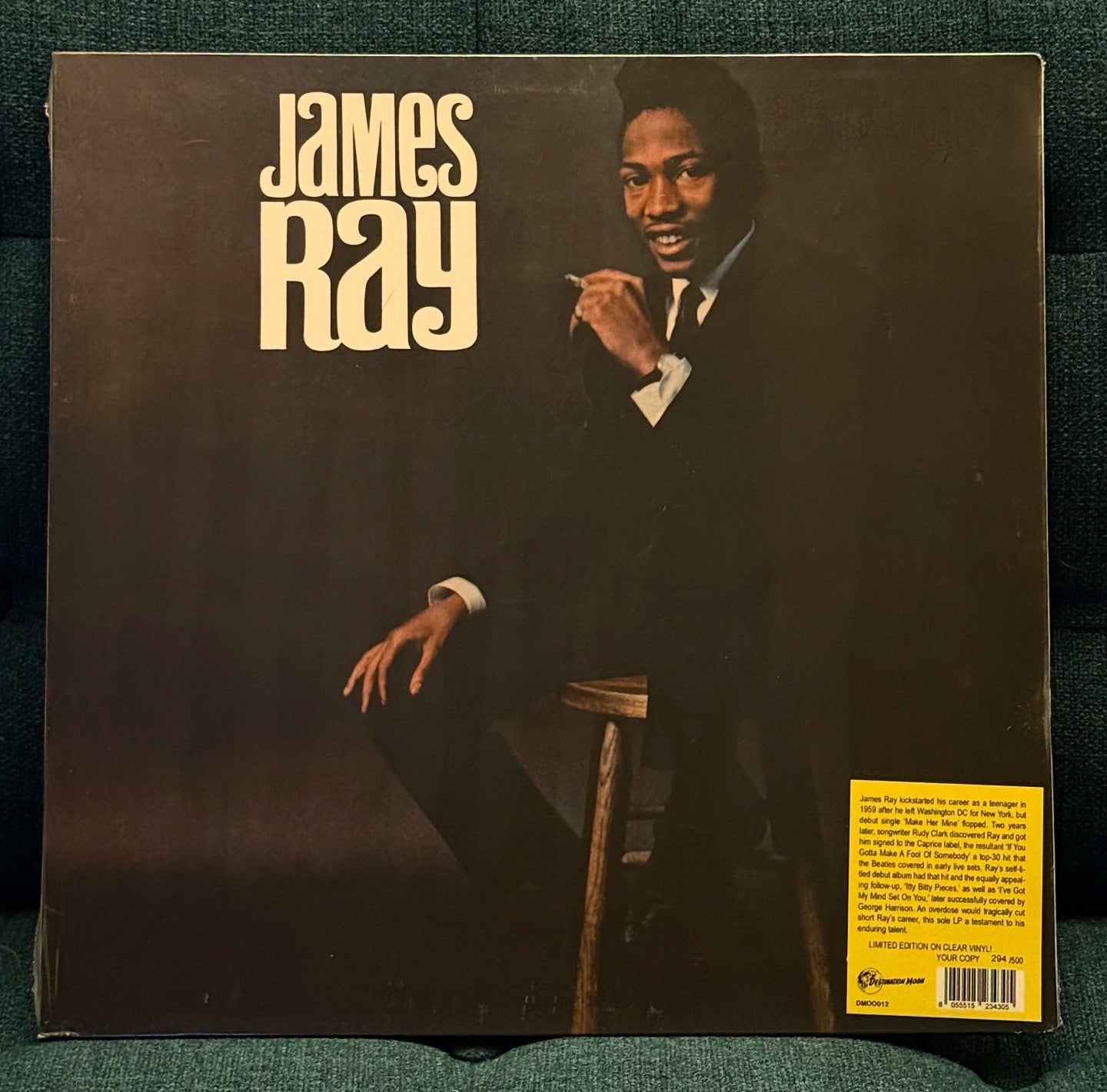 James Ray – Álbum Debut (Vinilo Transparente – Edición Limitada 294/500)