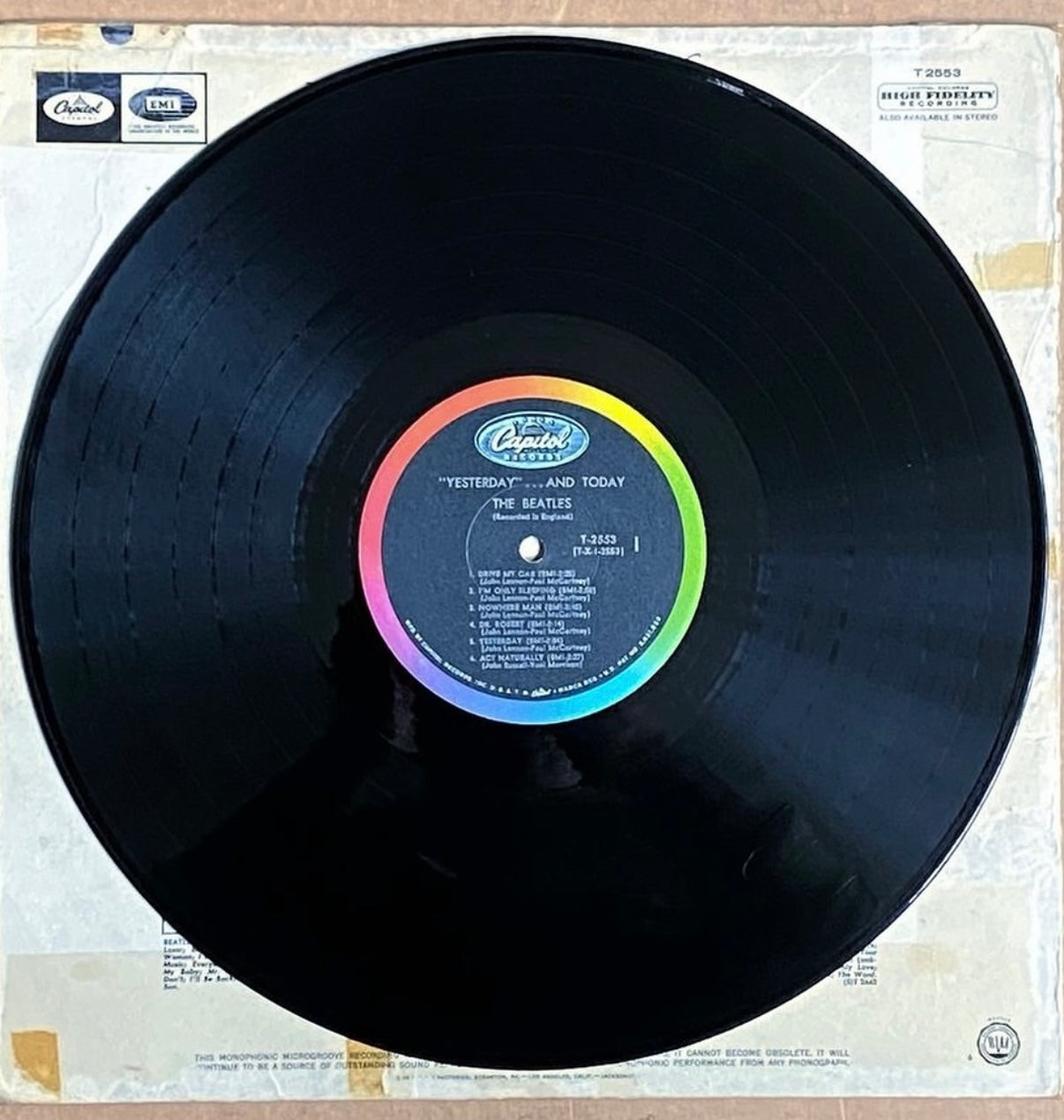 The Beatles · Yesterday and Today · Portada "Los Carniceros" (Butcher Cover, 3rd State)