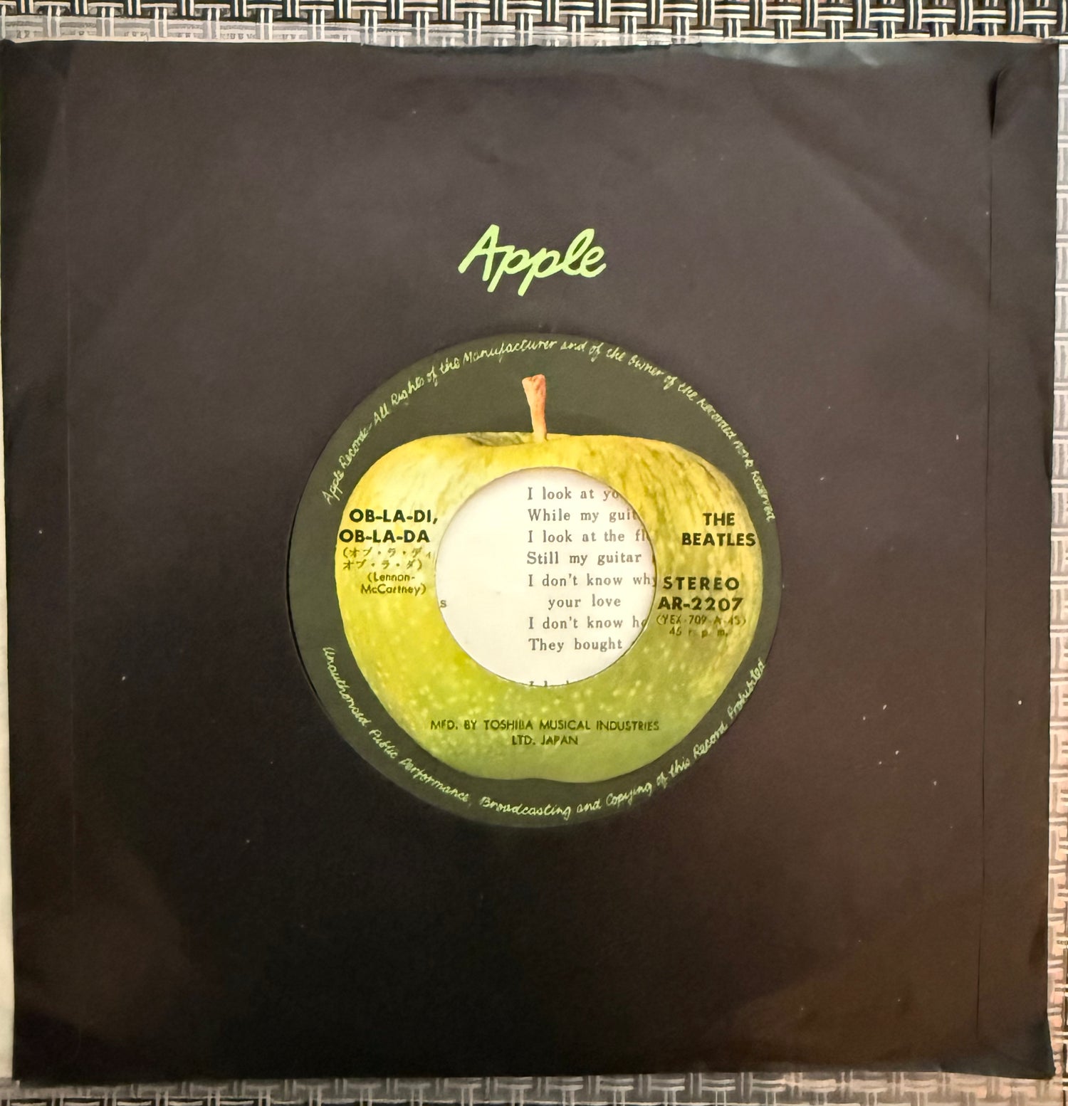 The Beatles – Ob‑La‑Di, Ob‑La‑Da (Single 7″ Japón • 45 RPM)
