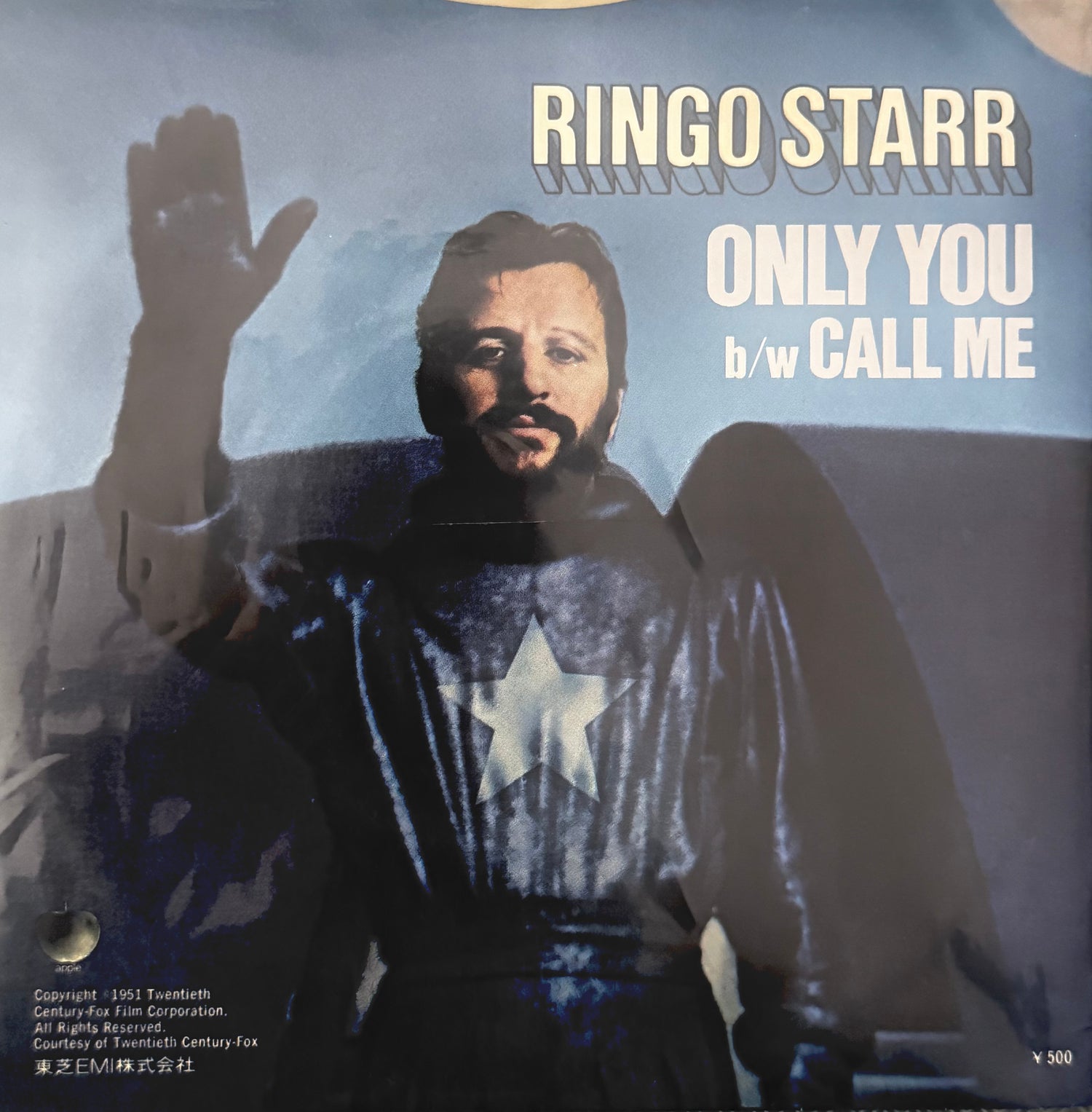 Ringo Starr – Only You / Call Me (Single 7″ Japón • Apple, 45 RPM)