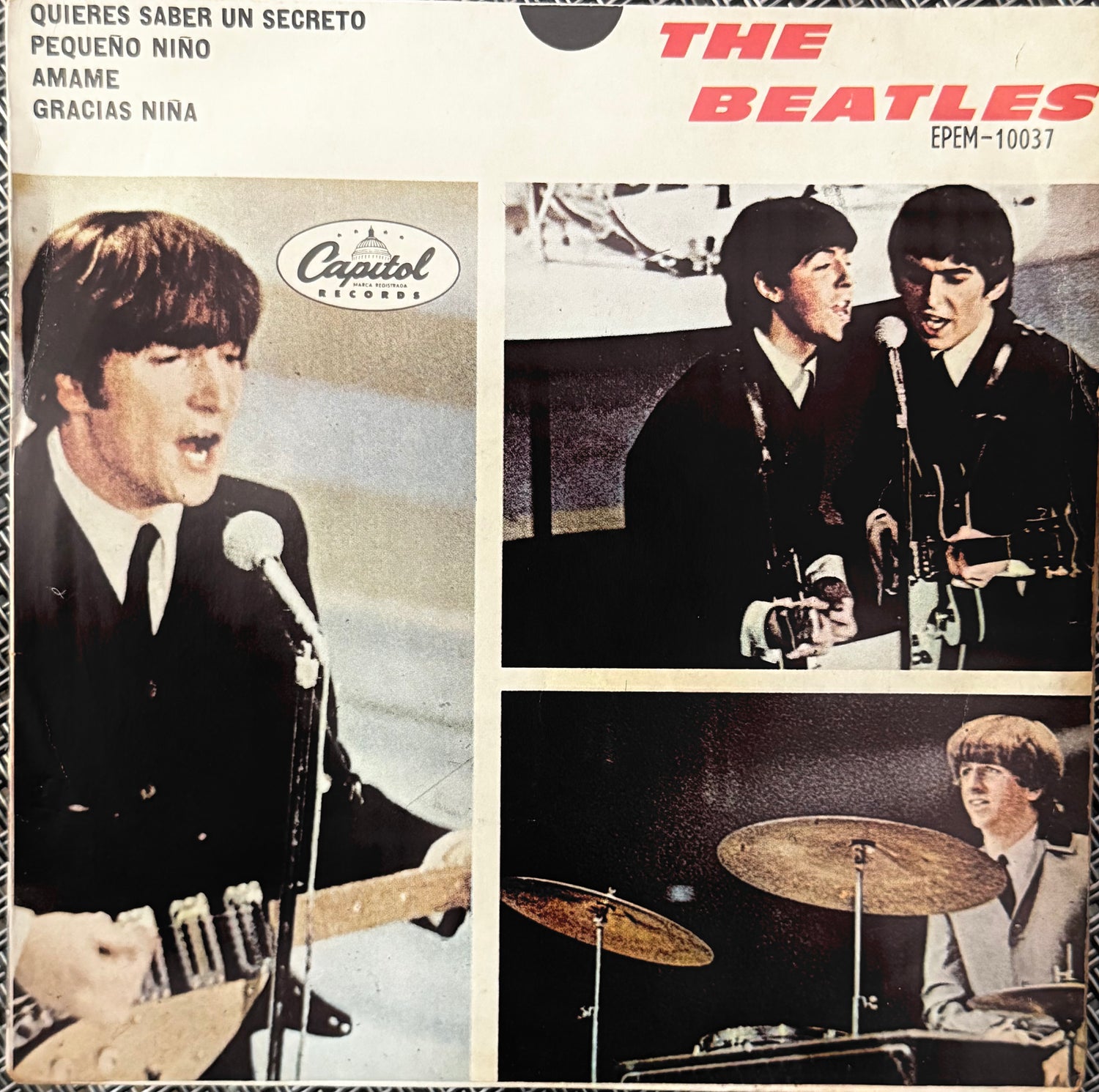 The Beatles – Quieres Saber Un Secreto +3 (EP 7″ México • EMI, 45 RPM)