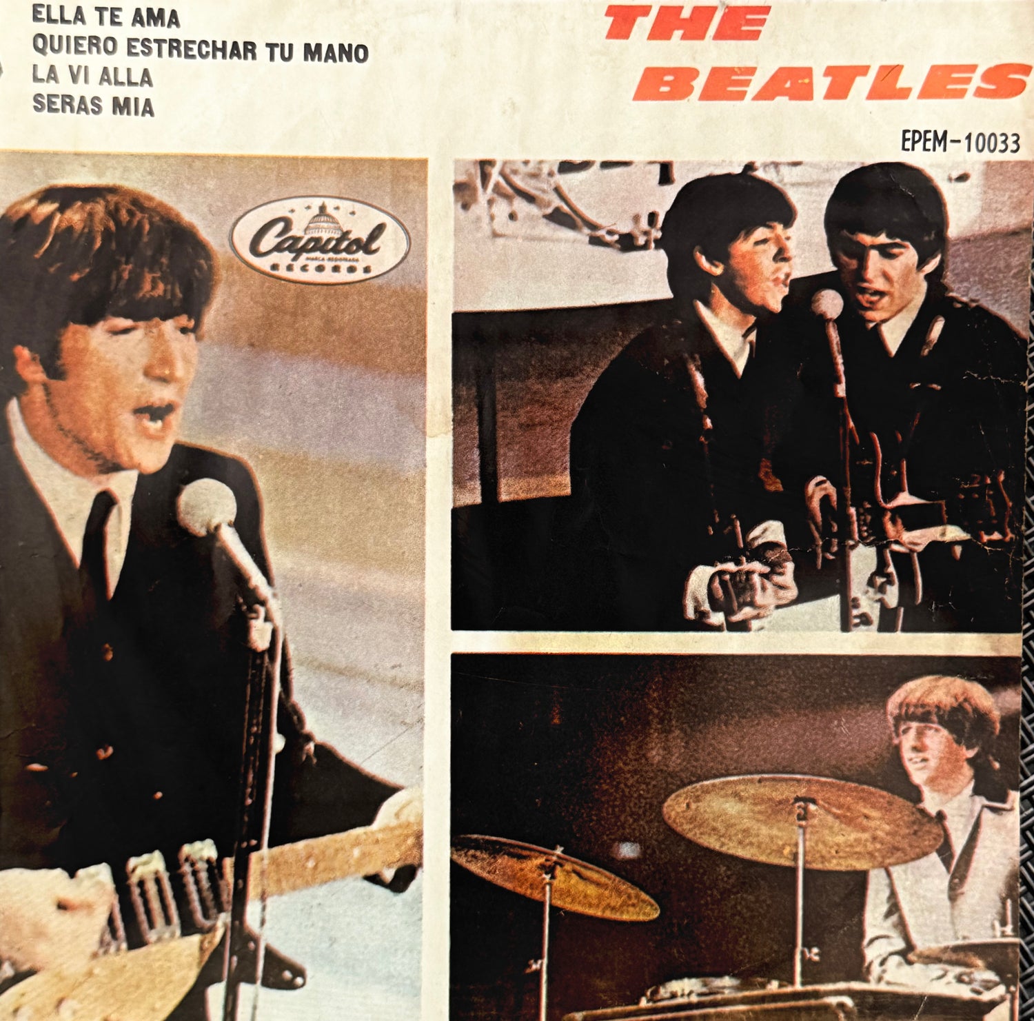 The Beatles – Ella te ama (EP 7″ México • Capitol, 45 RPM)