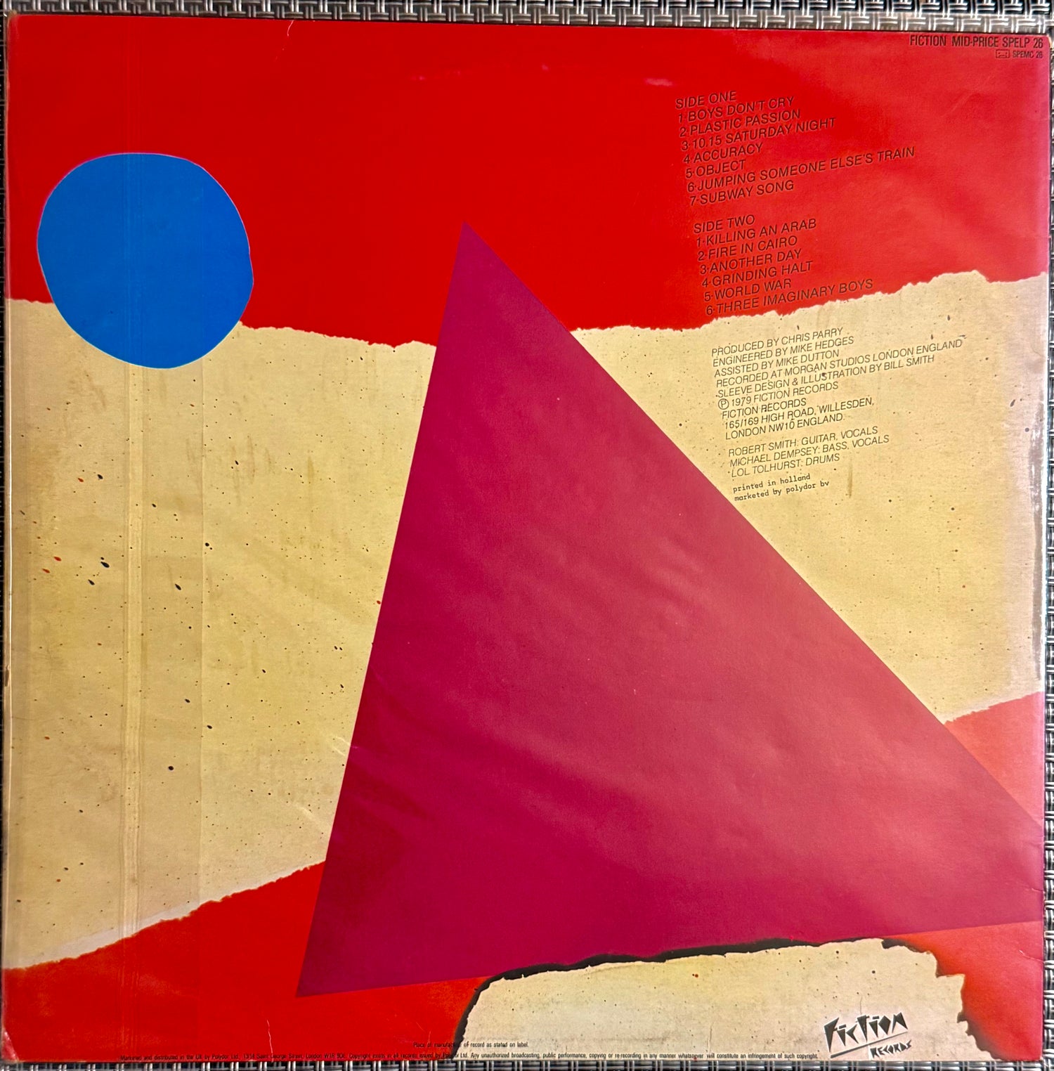 The Cure – Boys Don’t Cry (UK Vinyl Reissue - Fiction Records)