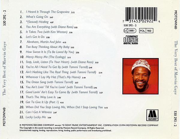 Marvin Gaye – The Very Best Of (CD Compilation)