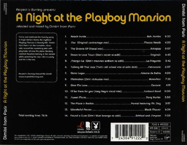 Dimitri From Paris – A Night at the Playboy Mansion (2CD · Astralwerks 2000)