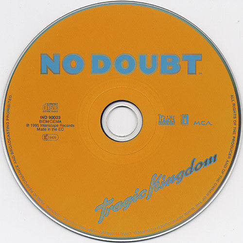 No Doubt – Tragic Kingdom (CD · 1995 US Press)